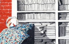 D'après "La bibliothèque" de Felix Vallotton 1921